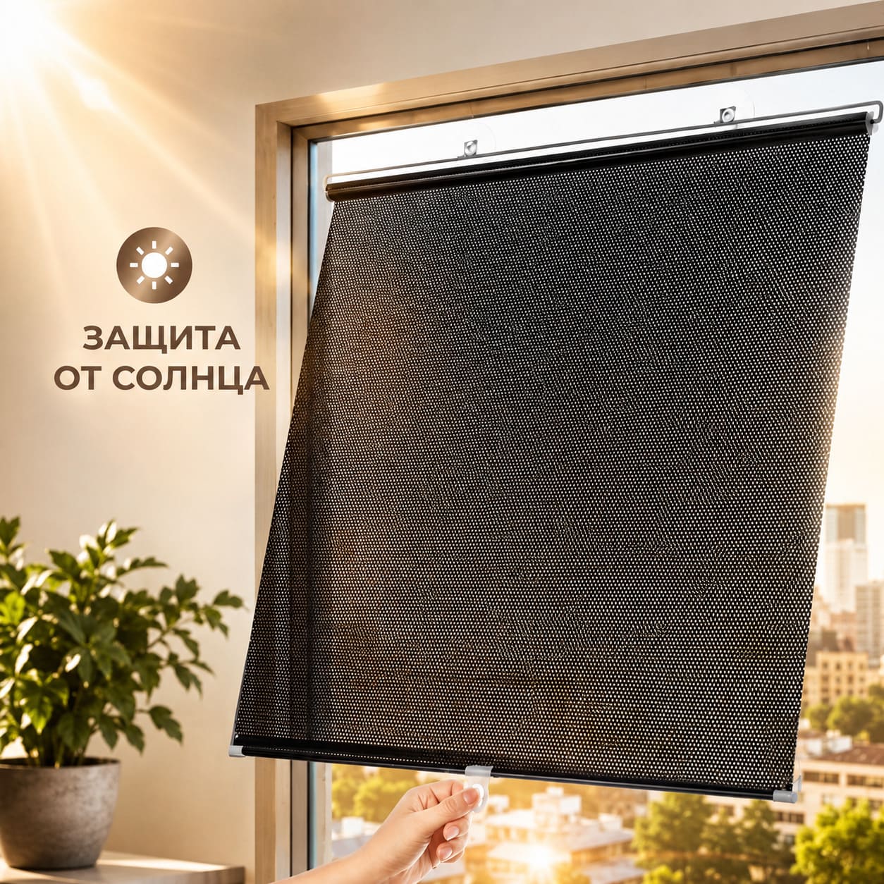 Рулонная штора солнцезащитная